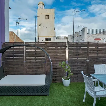 Ferienwohnung Atico Soleado Y Centrico Cádiz Exterior foto